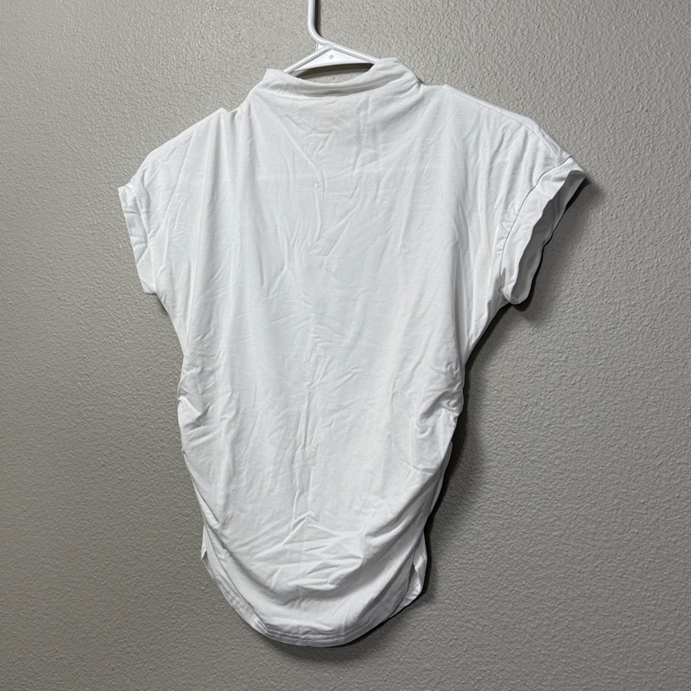 Amazon Mock Neck Crop Tee - Picture 14 of 14
